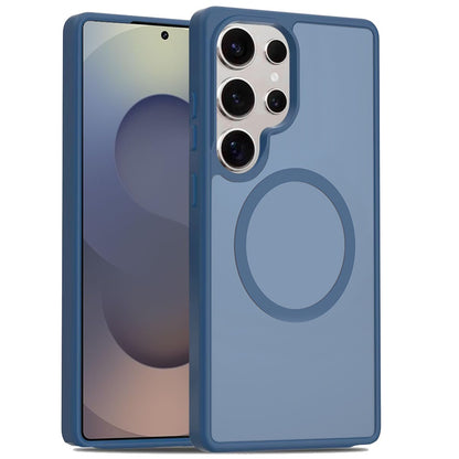 For Samsung Galaxy S25+ /S25 Plus /S24+ Plus MagSafe Compatible Case Hybrid Soft TPU Bumper Hard Translucent Matte Back Slim Shockproof Case Cover