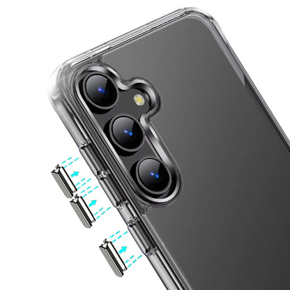 For Apple iPhone 16e Shockproof Slim Crystal Clear Transparent Hybrid Cover with Enhanced Drop Protection Case Cover Transparent