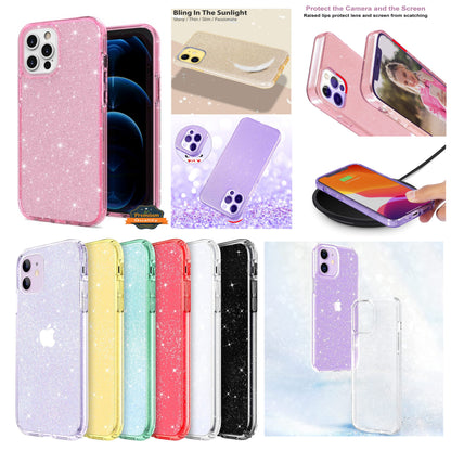 For Gabb Phone 4 Pro Glitter Sparkle Bling Shiny Thin Slim Hybrid Shockproof Stylish Rubber Silicone Soft TPU Gel Protective Case Cover