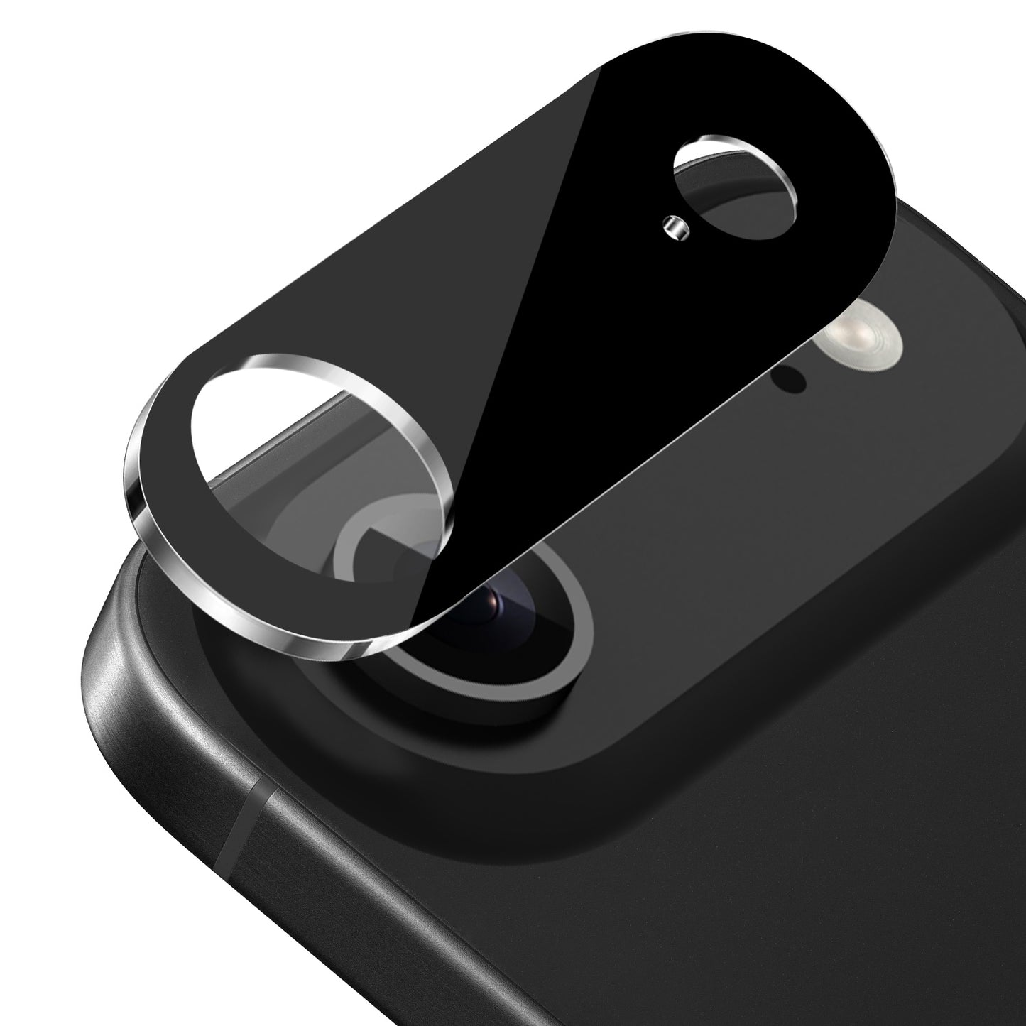 For Samsung Galaxy S25 Fan Edition /Galaxy S25 FE Camera Lens Protector Tempered Glass with Colored Edge 2.5D – Anti-Scratch, HD Clarity, Easy Install Protector Black