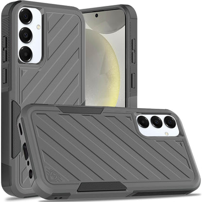 For Samsung Galaxy S25+ /S25 Plus /S24+ Plus Hybrid lined shockproof dual layer Rugged 2in1 Hard PC & Silicone TPU Non Slip Textured Tough Armor Case Cover