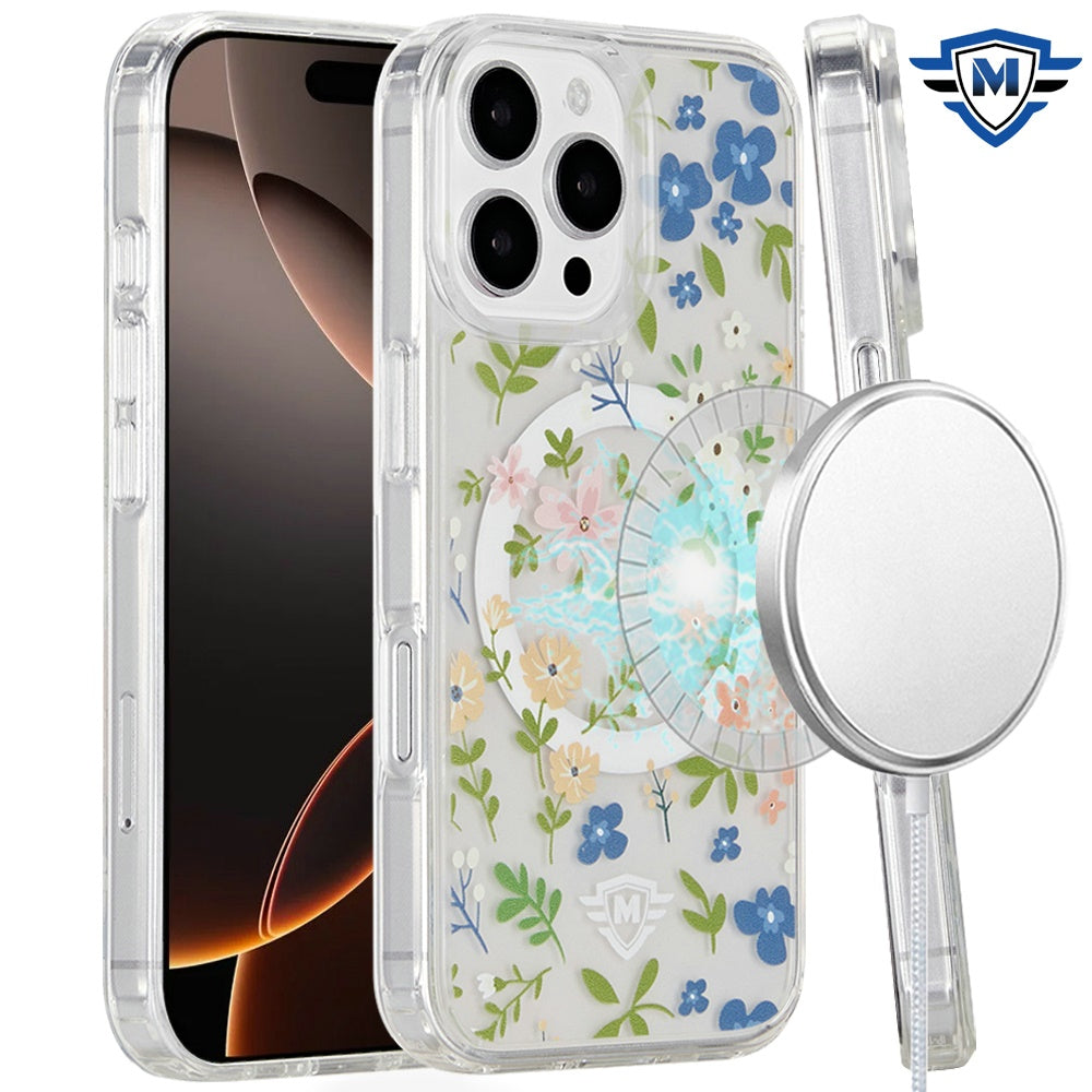 For Apple iPhone 16 Pro Max (6.9") Premium Cute Pattern Design Magnetic Durable Shockproof SlimTPU Hard Back [Compatible with Magsafe] Case Cover