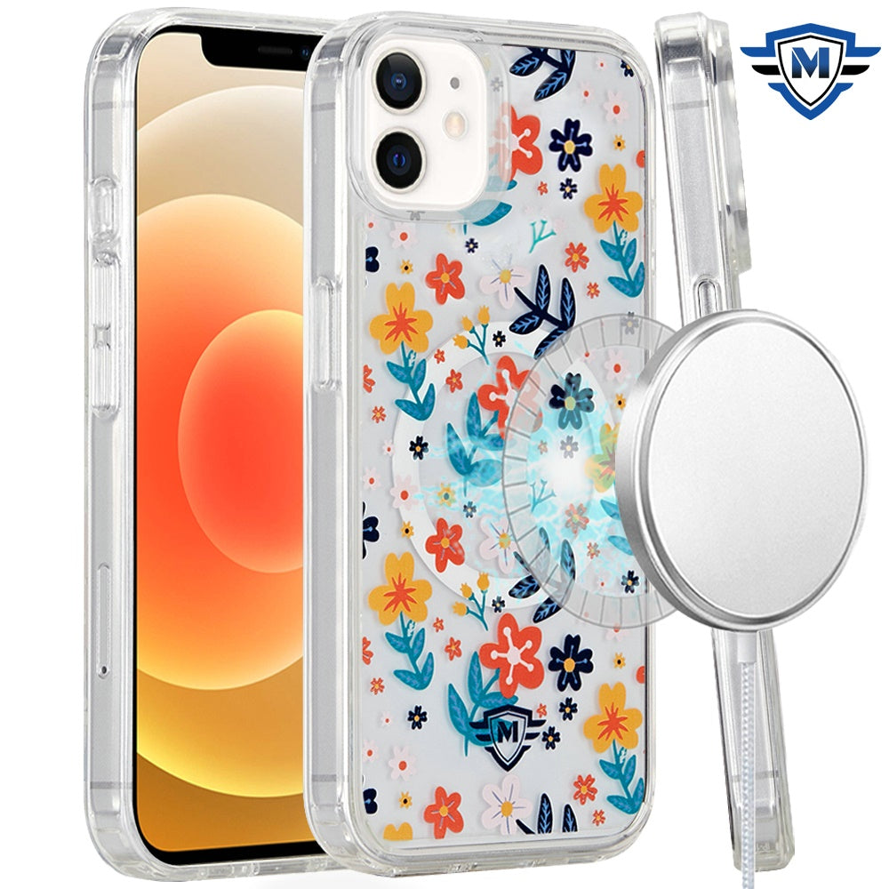 For Apple iPhone 16 (6.1") Premium Cute Pattern Design Magnetic Durable Shockproof SlimTPU Hard Back [Compatible with Magsafe] Case Cover
