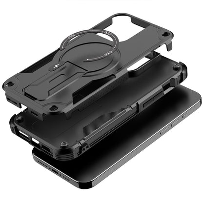 For Samsung Galaxy A16 5G Magnetic Invisible Kickstand Holder with Magsafe, Slim Fit Shockproof Hybrid Military Grade Heavy Duty Case Cover