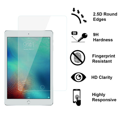 For Apple iPad (A16) 2025 /iPad 10th Gen 10.9 Tempered Glass Screen Protector 9H Hardness, Touchpad Compatible, Case Friendly, Bubble Free, AB Glue, Ultra HD Protector Clear