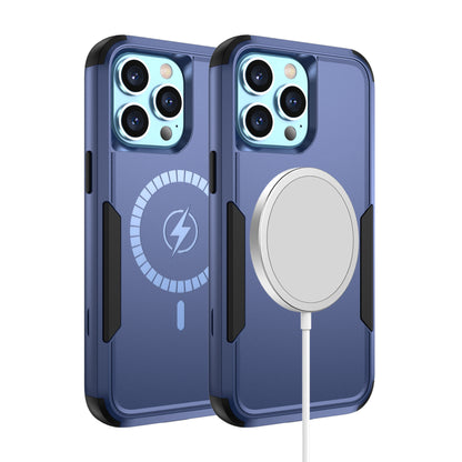 For Apple iPhone 16 Pro (6.3") Heavy Duty Rugged & Dual-Layer Protection with Magnetic Circle Compatible with Magsafe Shockproof Case Cover