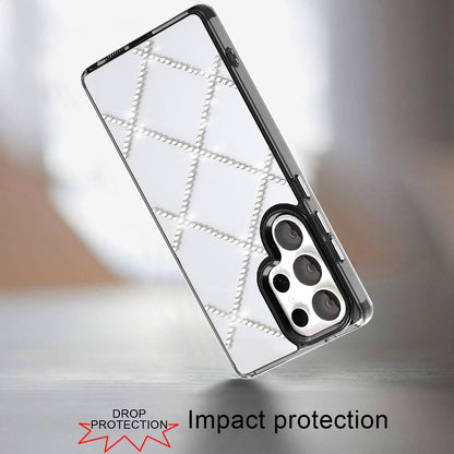 For Samsung Galaxy A17 5G Gem Glitter Diamond Bling Clear Hybrid TPU Cover, Colorful Shockproof Protective Back, Slim Fit for Women Girls Case Cover