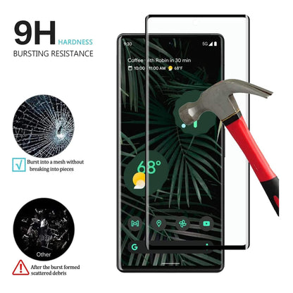 For Motorola Edge 2025 Screen Protector Tempered Glass Full Edge Clear 3D Curved Full Coverage, Scratch-Resistant, 9H Hardness Protector Clear Black
