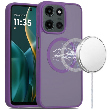 For Motorola Moto G Stylus 5G 2025 MagSafe Compatible Case Hybrid Soft TPU Bumper Hard Translucent Matte Back Slim Shockproof Case Cover