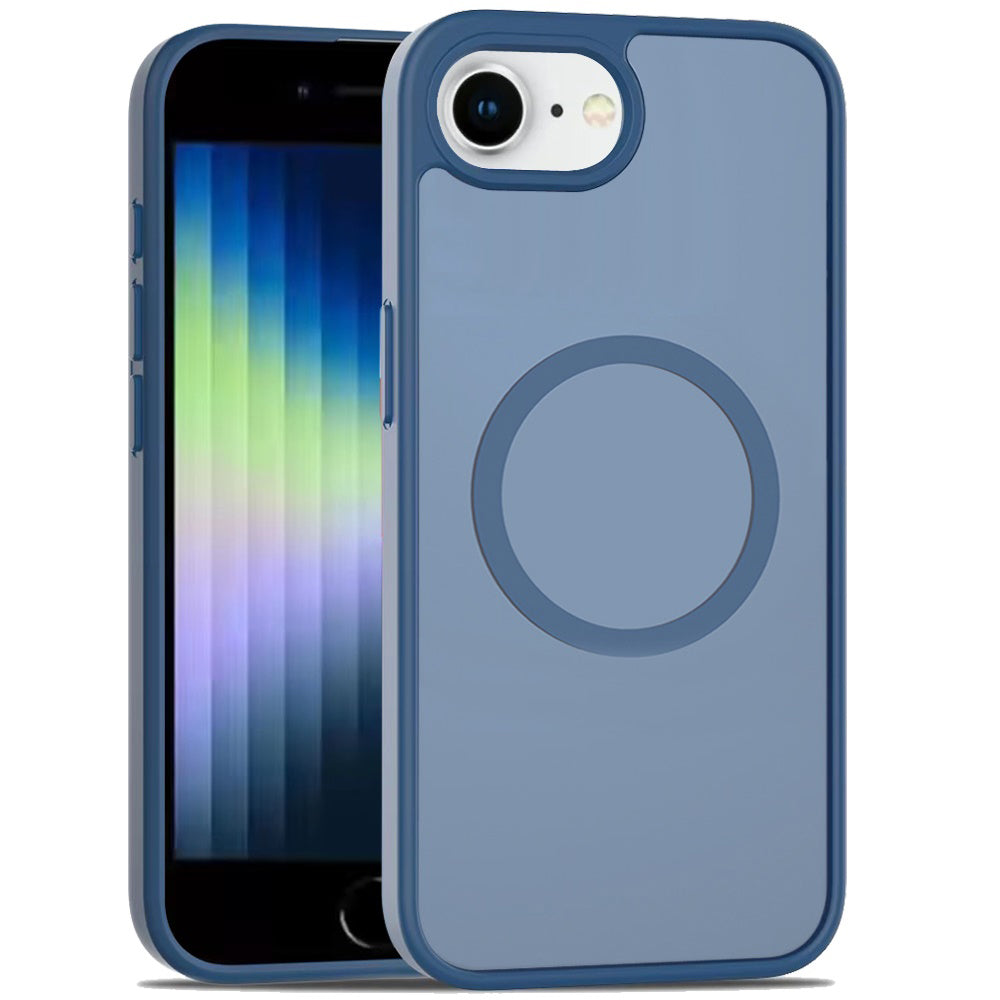 For Apple iPhone SE 3 (2022) SE/8/7 MagSafe Compatible Case Hybrid Soft TPU Bumper Hard Translucent Matte Back Slim Shockproof Case Cover
