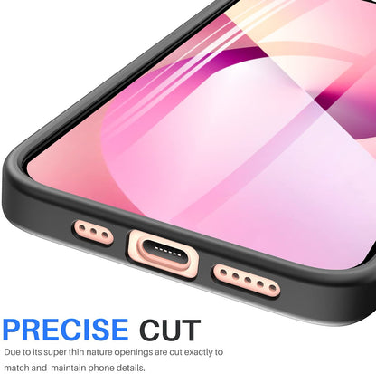 For Apple iPhone 16e /iPhone SE4 Crystal HD Clear Back Hybrid Case TPU Bumper Frame Slim Shockproof Hard Defender Case Cover