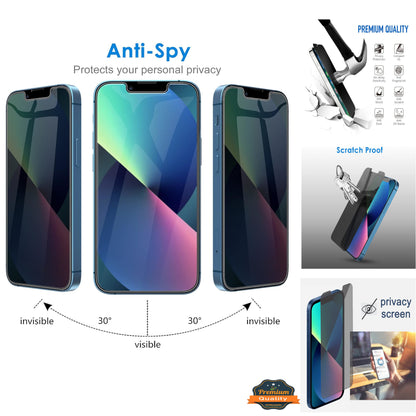 For Apple iPhone 17 /17 Air /17 Pro/ 17 Pro Max Privacy Tempered Glass Screen Protector, 9H Anti-Spy Anti-Peek Protector