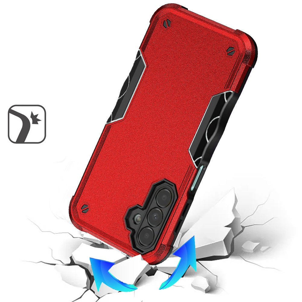 For Samsung Galaxy A17 5G Slim Tough Shockproof Hybrid Heavy Duty 2in1 Dual Layer TPU Bumper Rugged Rubber Defend Armor Case Cover