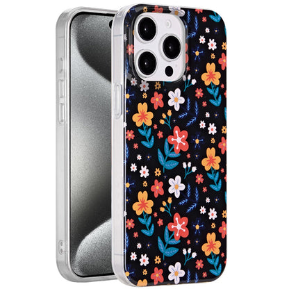 For Apple iPhone 16 Pro Max Fashion Layer Design Slim IMD TPU Protective, Shockproof Hybrid Stylish Durable Hard PC Case Cover
