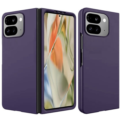 For Samsung Galaxy Z Flip 7 FE Snap-On Flip Premium Matte Finish Slim Lightweight Protective PC + Rubber TPU Hard Shell Case Cover Dark Purple