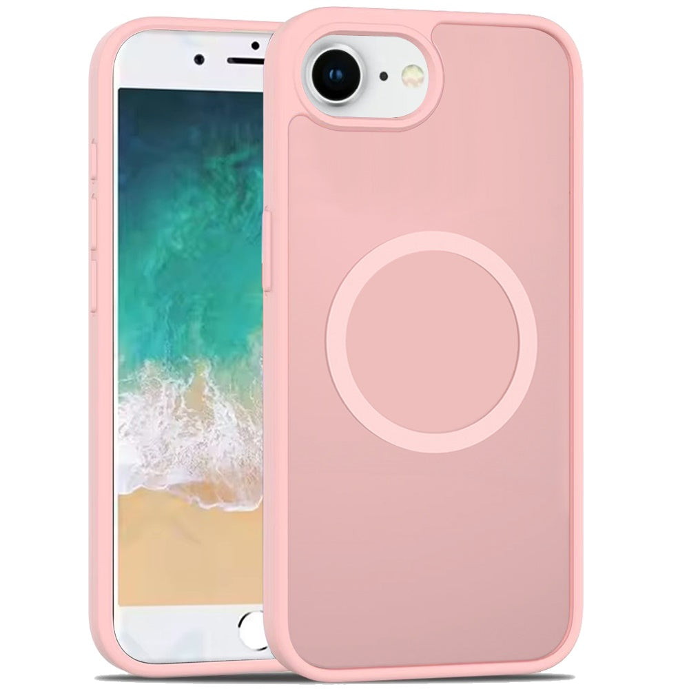 For Apple iPhone 16e (E edition) MagSafe Compatible Case Hybrid Soft TPU Bumper Hard Translucent Matte Back Slim Shockproof Case Cover