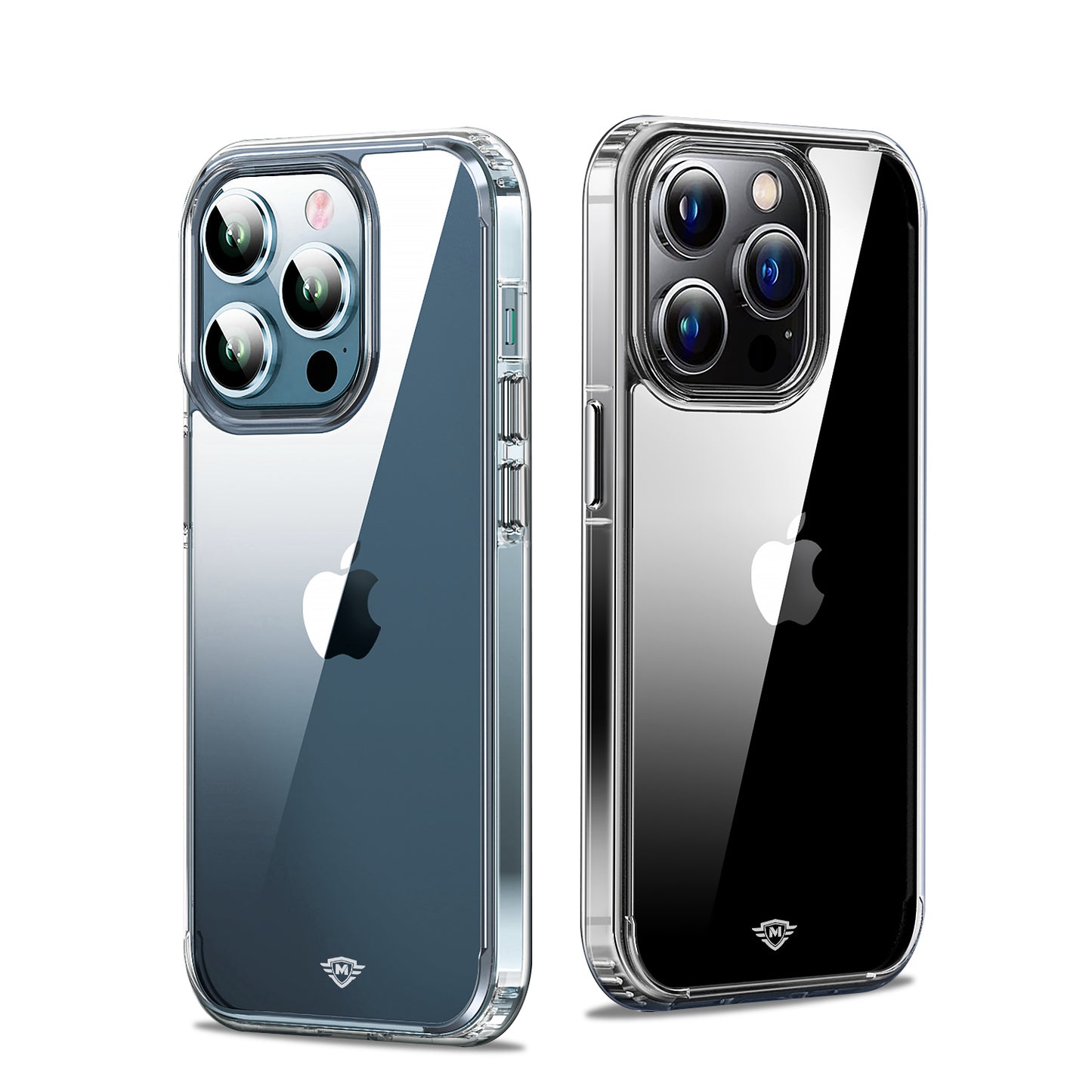 For Apple iPhone 16 Pro (6.3") Premium Hybrid HD Crystal Clear Hard PC Back Gummy Thick 2.0mm TPU Frame Slim Fit Case Cover Transparent