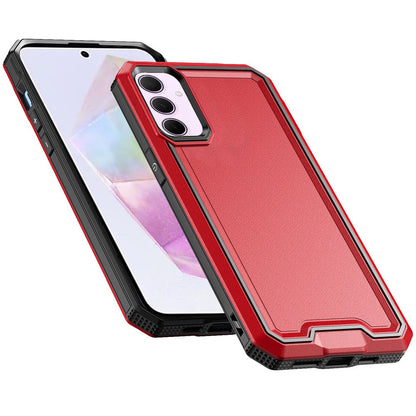 For Samsung Galaxy A36 Tough Modern Fused Hybrid Armor Hard PC TPU Rubber Shockproof Drop Protection Impact Case Cover