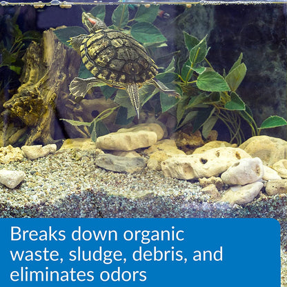API Turtle Sludge Destroyer Breaks Down Organic Waste and Debris with Beneficial Bacteria [Pond Supplies] 40 oz (5 x 8 oz)