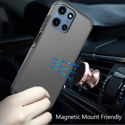 Tough Hybrid Dual Layer Hard PC TPU Rubber Bumper, Shock Absorption, Screen Protector Included