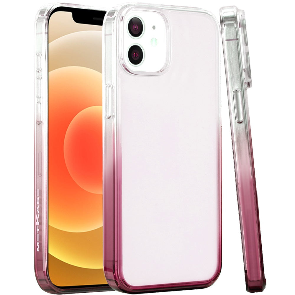 For Apple iPhone 16 (6.1") Premium Gradiant Space Two Tone Hybrid TPU Magnetic [Compatible with Magsafe] Shockproof Protective Case Cover