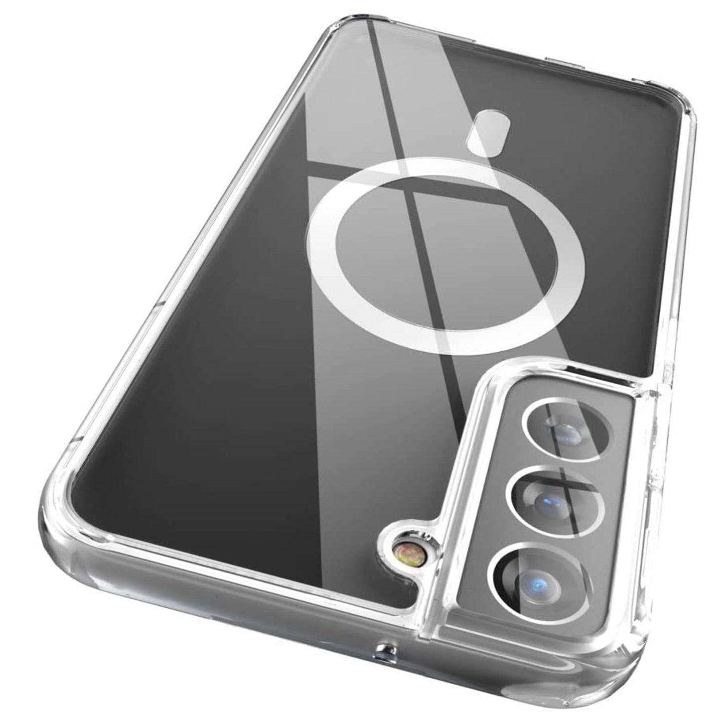 For Samsung Galaxy Z Fold 7 Hybrid Clear Case Compatible with MagSafe Shockproof Protective Transparent Back, Slim Fit, Wireless Charging Ready Case Cover Clear