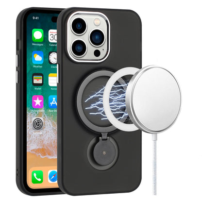 For Samsung Galaxy S25+ /S25 Plus /S24+ Plus MagSafe Compatible with 360° Ring Stand, Magnetic Kickstand, Slim Hybrid Protective Case Cover