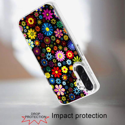 For Samsung Galaxy S25 Fan Edition /Galaxy S25 FE Fashion Beautiful Epoxy Design Hybrid Fashion Stylish TPU Protective, Shockproof Hybrid PC Case Cover