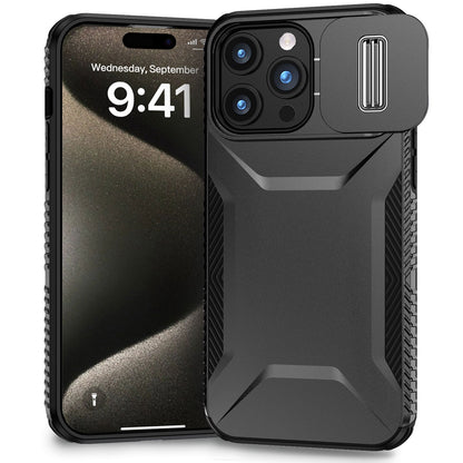 For Samsung Galaxy A16 5G Slim Fit Shockproof Hybrid with Slide Camera Window Covering, Rugged Tpu Silicone Hard PC Bumper Case Cover