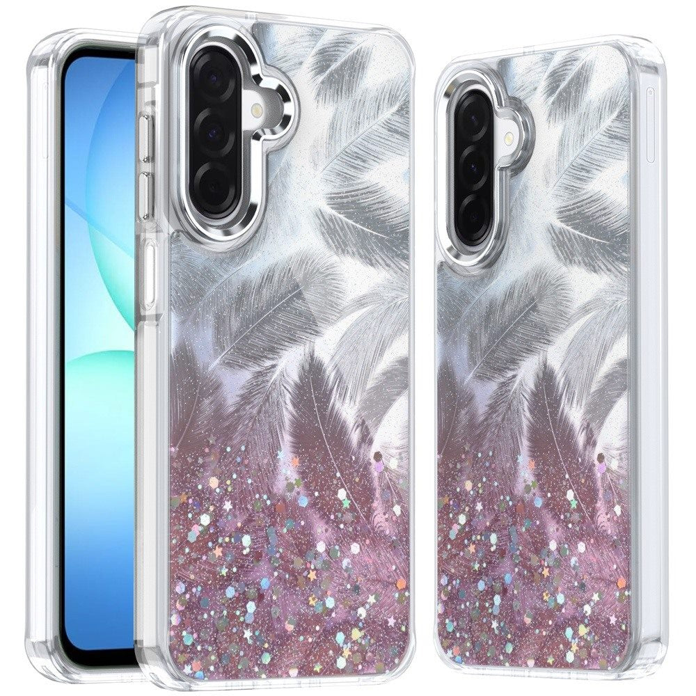For Samsung Galaxy A17 5G Fashion Epoxy Glitter Shimmer Design, Hybrid Shockproof TPU, Stylish Sparkle Slim TPU Protective Case Cover
