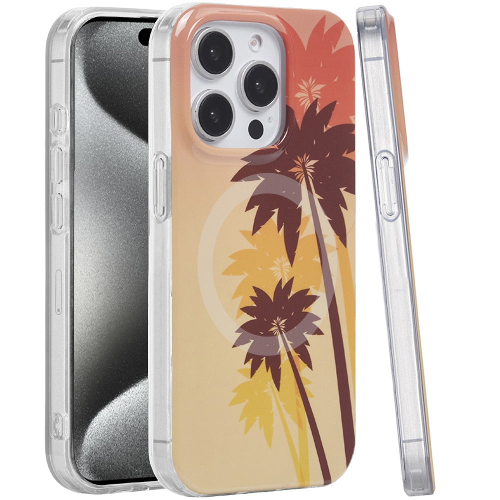 For Apple iPhone 16 Pro (6.3") Durable Fashion IMD Printed Design TPU Slim Shockproof Protective Case with Stylish Pattern Case Cover