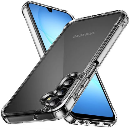 For Samsung Galaxy A17 5G Shockproof Slim Crystal Clear Transparent Hybrid Cover with Enhanced Drop Protection Case Cover Transparent