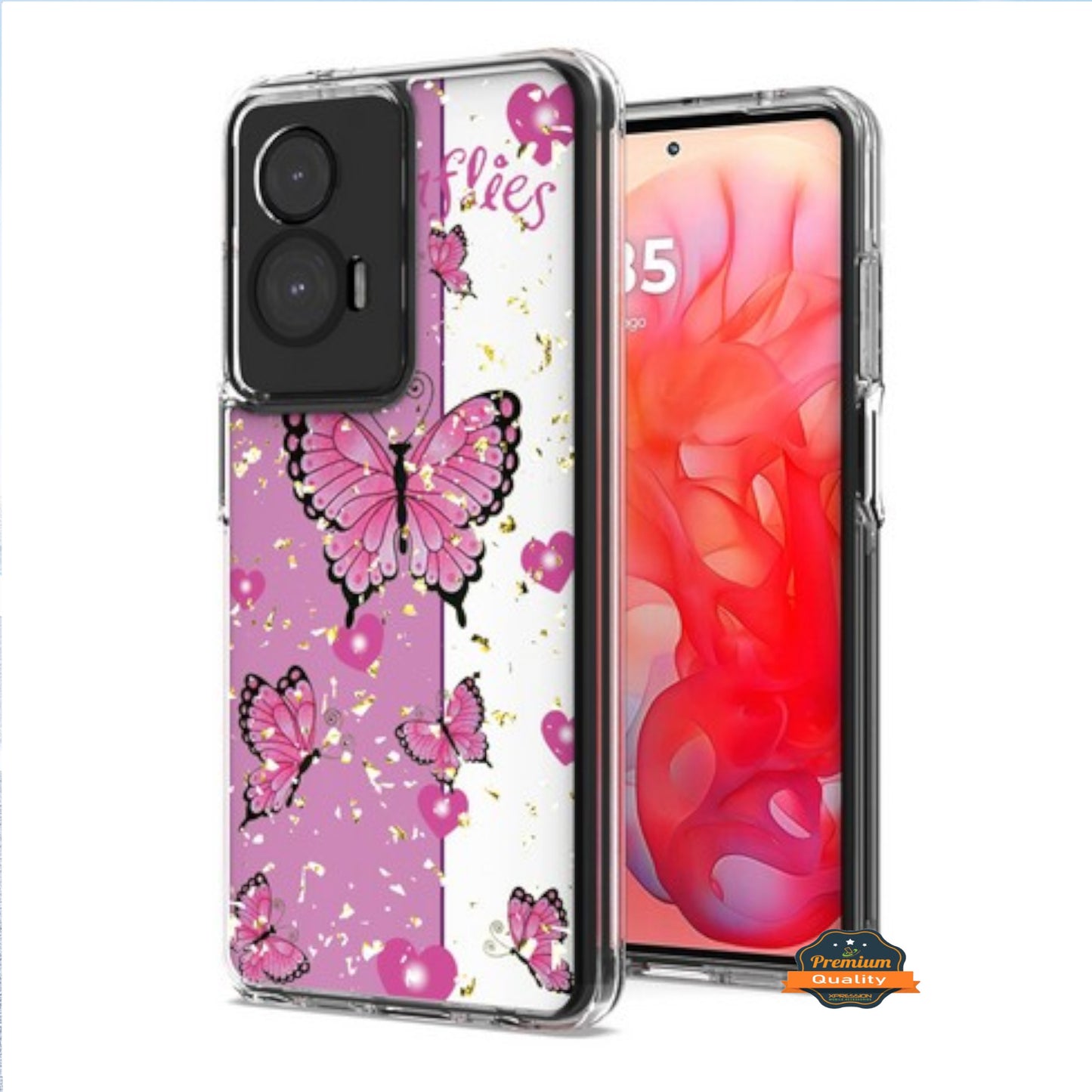 For Motorola Moto G Stylus 5G 2025 Hybrid Fashion Stylish Trendy Picture Design Hard Back PC Shockproof TPU Slim Protective Case Cover