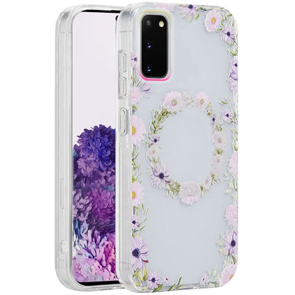 For Samsung Galaxy S21+ Plus Fashion Layer Design Slim IMD TPU Protective, Shockproof Hybrid Stylish Durable Hard PC Case Cover