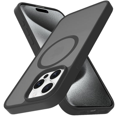 For Apple iPhone 11 Pro Max MagSafe Compatible Case Hybrid Soft TPU Bumper Hard Translucent Matte Back Slim Shockproof Case Cover