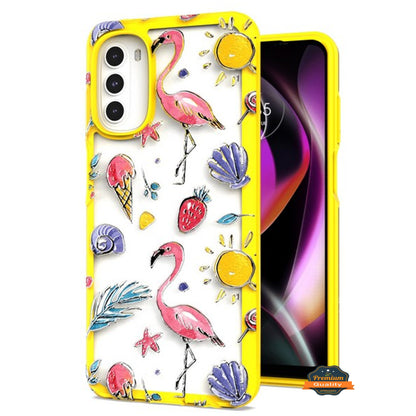 For Gabb Phone 4 Pro Fashionable Cute Design Hybrid Detachable Frame Modern Pattern Style Rubber TPU & Hard PC Slim Case Cover