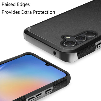 For Samsung Galaxy A36 Slim Tough Shockproof Hybrid with Dual Layer Hard PC + TPU Protection, Armor for Strong Drop & Impact Resistance Case Cover