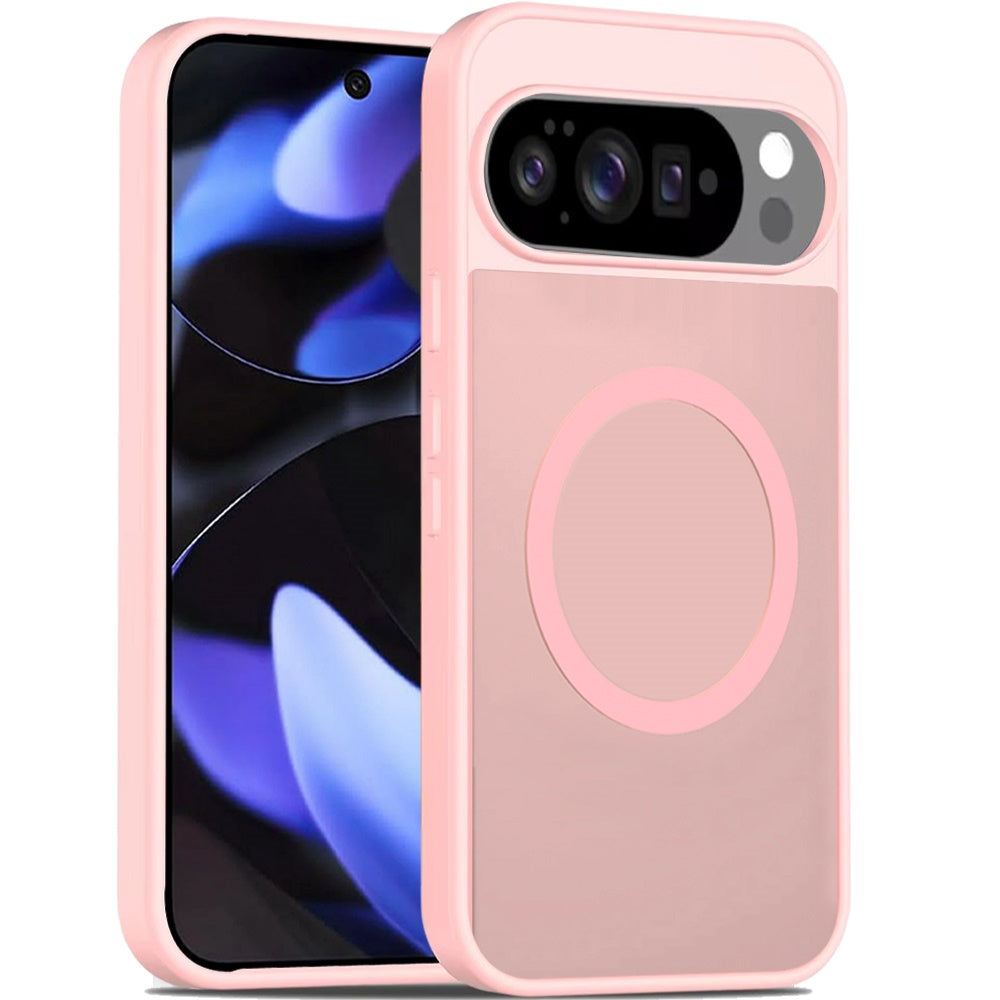 For Google Pixel 10 /Pixel 10 Pro MagSafe Compatible Case Hybrid Soft TPU Bumper Hard Translucent Matte Back Slim Shockproof Case Cover