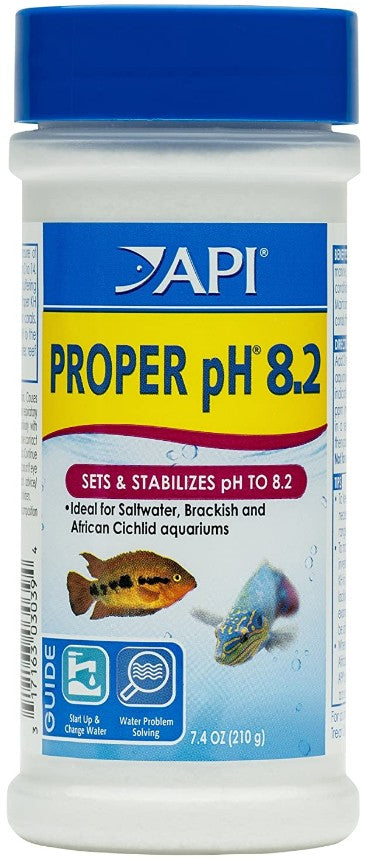 API Proper pH Sets and Stabilizes Freshwater Aquariums [Aquarium Supplies for Aquarium] pH 8.2 - 1 count