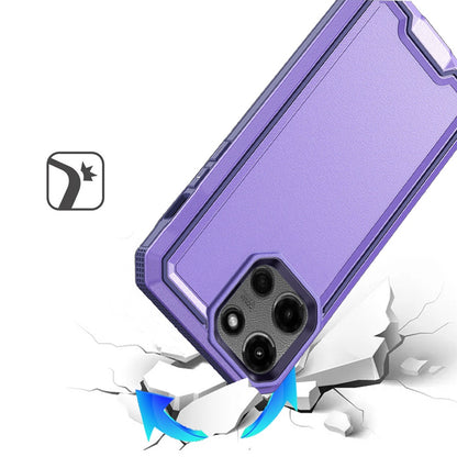 For Motorola Moto G Stylus 5G 2025 Tough Modern Fused Hybrid Armor Hard PC TPU Rubber Shockproof Drop Protection Impact Case Cover