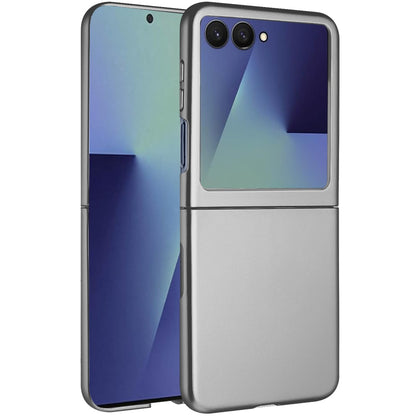 For Samsung Galaxy Z Flip 7 Snap-On Flip Premium Matte Finish Slim Lightweight Protective PC + Rubber TPU Hard Shell Case Cover