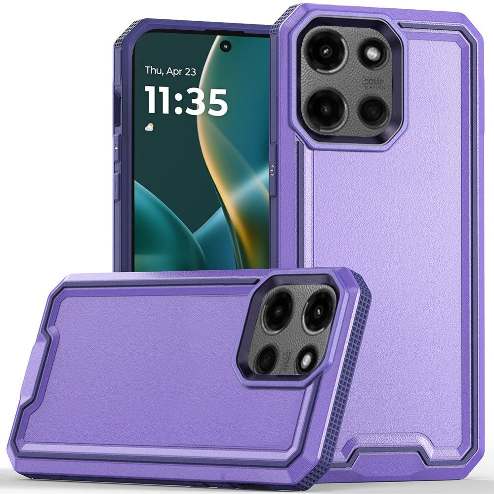 For Motorola Moto G Stylus 5G 2025 Tough Modern Fused Hybrid Armor Hard PC TPU Rubber Shockproof Drop Protection Impact Case Cover