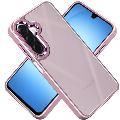 For Samsung Galaxy S25 Fan Edition /Galaxy S25 FE Slim Fit Thin Hybrid,Frosted Matte Polished Acrylic Hard PC with TPU Rubber Frame Case Cover