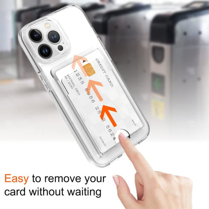 For Apple iPhone 15 /Pro/Plus/Pro Max Wallet Rubber Acrylic TPU with Credit Card ID Slot Holder Design Slim Fit Thin Shockproof Clear Phone Case Cover