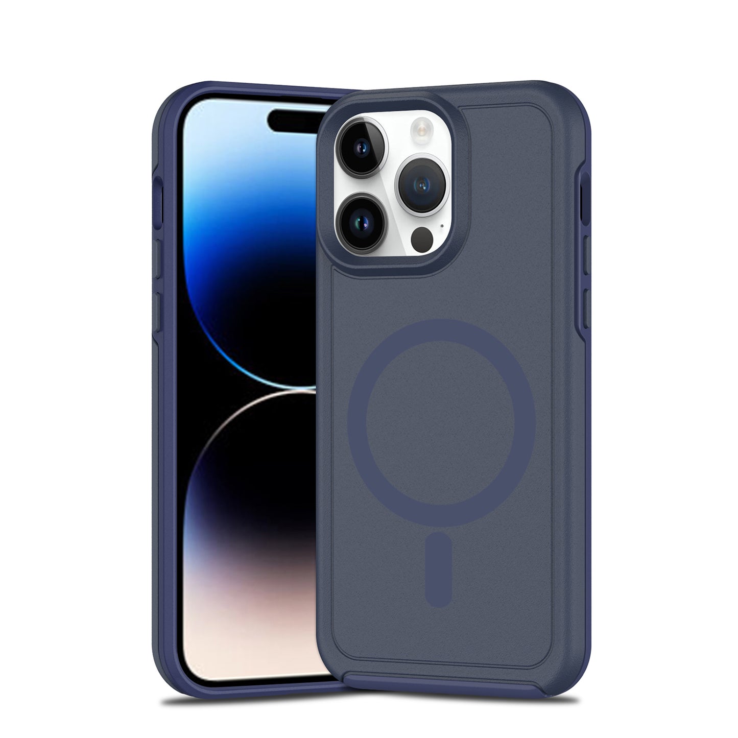 For Samsung Galaxy S25+ /S25 Plus /S24+ Plus Magnetic Circle, MagSafe Compatible, Guard Fused Heavy-Duty Hybrid Shockproof Slim Case Cover