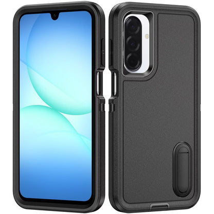 For Samsung Galaxy A17 5G Hybrid 3 Layers Hard 3in1 Shockproof with Kickstand Heavy Duty Hard TPU Rubber Anti-Drop Case Cover