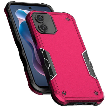 For Apple iPhone 16e Slim Fit Back Hybrid Lightweight Shockproof 2-in-1 Hybrid Hard PC Bumper Frame Armor Protection Case Cover Hot Pink