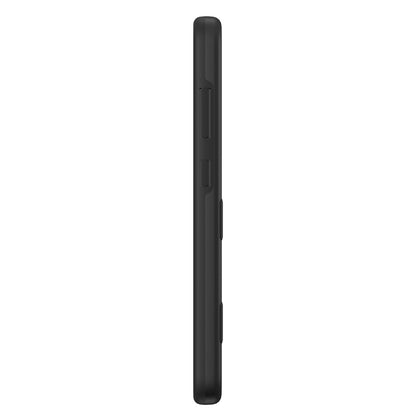 For Hybrid Slim Shockproof Bumper Protective Hard PC + Rubber TPU Phone Cover Bravo Series Case for Samsung Galaxy S24 Fan Edition - Black Case Cover Black