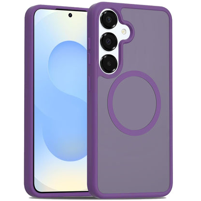 For Samsung Galaxy S25 /S24 MagSafe Compatible Case Hybrid Soft TPU Bumper Hard Translucent Matte Back Slim Shockproof Case Cover