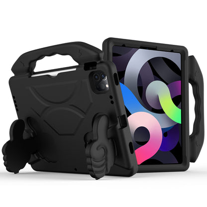 For Kid-Friendly Hybrid Tablet Shockproof Stand Case Antislip Rubber Silicone TPU - Thumbs Up Kickstand Black Tablet Case Cover